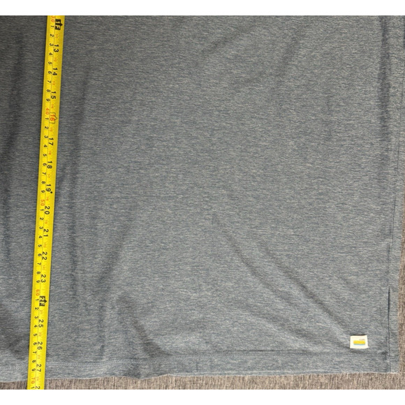 Vuori Shirt Mens Blue Strato Tech Tee Soft Training Performance Gym Size M - Picture 4 of 4